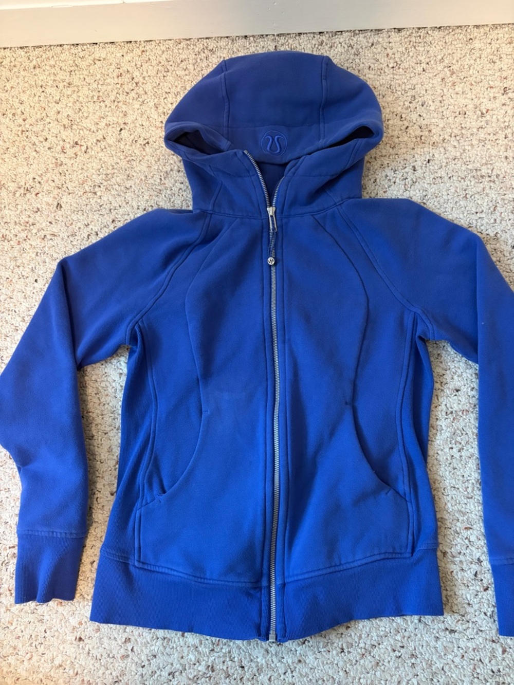 lululemon Scuba Royal Blue Full-Zip Hoodie